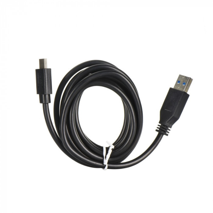 Cablu Date &amp; Incarcare Tip C 3.0 (Negru) 2 Metri HD2