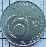 Cuba 1 Peso (Nonaligned Nations Conference) 1979 - tiraj 3.000 - km 191 - A034, America Centrala si de Sud