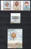 Comore 1983 - Bicentenarul zborului cu echipaj uman, Serie NDT + Colita NDT + 4 Colite NDT, PA, F. RARE, SET COMPLET, 4 POZE, MNH