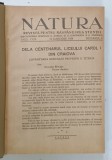 NATURA , REVISTA PENTRU RASPANDIREA STIINTEI , ANUL XXIII , COLEGAT DE 10 NUMERE . APARUTE IN IANUARIE - DECEMBRIE , 1934