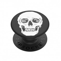 Suport Selfie Pentru Telefon Popsockets PopGrip Original Shaky Bones White