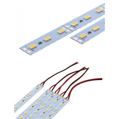 5630 Hard Strip Natural, Banda aluminiu cu 72 LED-uri m, alb natural (4000 K), 12 V