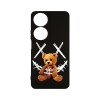 Husa BestCase&reg; Premium Silicon, Compatibila Cu Honor X7b, 1.2MM Slim, Teddy