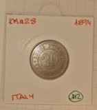 Italia, Italy, 20 Centesimi, KM#20, 1894,, Europa