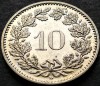 Moneda 10 RAPPEN - ELVETIA, anul 2008 * cod 3745, Europa