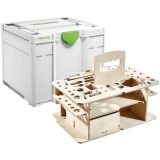 Festool SYS3 HWZ M 337 - Valiza speciala SYSTAINER 275x296x389 mm gama mixta de scule