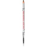 Benefit Gimme Brow+ Volumizing Pencil creion pentru spr&acirc;ncene rezistent la apă pentru volum culoare 4 Warm Deep Brown 1,19 g