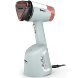 Aparat de calcat cu aburi Tefal AeroSteam DT9814F0, 1400W, Timp incalzire 30 sec, Rezervor apa 100ml, Oprire automata, Verde/Alb