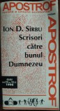 ION D. SIRBU (SARBU): SCRISORI CATRE BUNUL DUMNEZEU (1996/ingrijitor ION VARTIC)