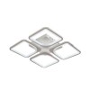 Lustra LED cu Telecomanda Daisy 4 Patrate 52W Lumina Rece Calda Neutra Dimabila Alb, Alessandro DESIGN