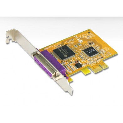 Placa port parallel HP PCIe X1 SUNIX Model PAR5408A Full Height foto