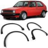 Extensii de aripi din plastic pentru roti, set de 4 piese, potrivit pentru VW Golf 2 83-87 Performance AutoTuning