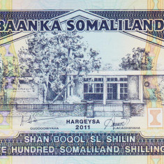 Bancnota Somaliland 500 Shilingi 2011 - P6h UNC