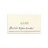 Max Hermann Maxy, carte de vizită cu dedicație olografă