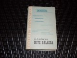 Mite Balauca - E. Lovinescu, Editura Junimea, Romana, Biografii, Carte Beletristica