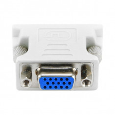 Adaptor DVI la VGA GEMBIRD A-DVI-VGA Alb foto