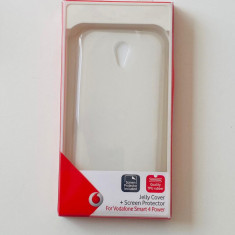 Husa Vodafone + Folie Protectie Cadou pentru Vodafone Smart 4 Power Transparent