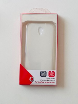 Husa Vodafone + Folie Protectie Cadou pentru Vodafone Smart 4 Power Transparent foto