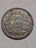 10 cents 1936 argint Olanda