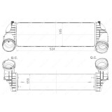 Radiator intercooler Nrf 30359