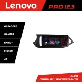 Navigatie Kia Picanto 2011-2015 Lenovo PRO 12.3 inch QLED 8GB+256GB 4G