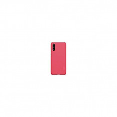 Husa Nillkin Super Frosted Shield Rosie + Folie Sticla Pentru Huawei P20