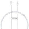 Baseus - Data Cable (P10365200211-03) - Type-C to Type-C, 100W, 1m - Moon White