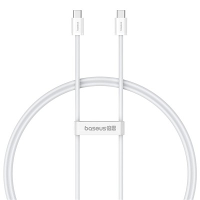 Baseus - Data Cable (P10365200211-04) - Type-C to Type-C, 100W, 2m - Moon White foto