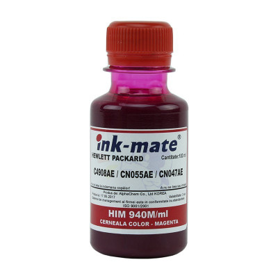 Cerneala compatibila pigment Magenta pentru HP940 HP950 HP933 - 100 ml foto