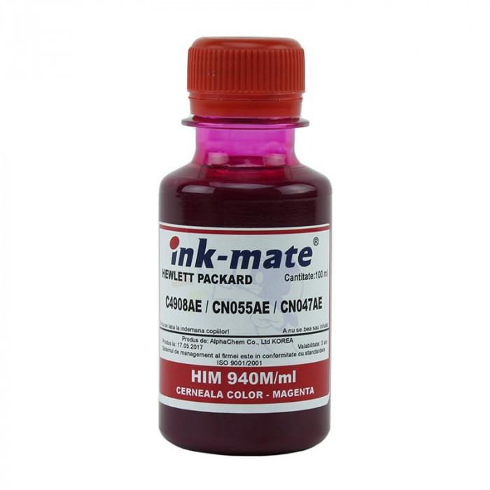 Cerneala compatibila pigment Magenta pentru HP940 HP950 HP933 - 100 ml