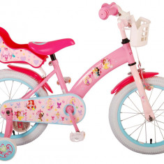 Bicicleta pentru copii Disney Princess, 16 inch, culoare roz, frana de mana fata PB Cod:21609-CH