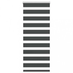 vidaXL Jaluzea tip zebra neagră lățime țesătură 50,9 cm poliester