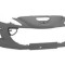 Bara fata Peugeot 308 (4), 09.2007-04.2011, grunduit, 7401LS , 5712072J