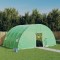 Gossi sera cu cadru din otel, verde, 24 m2, 6x4x2,85 m