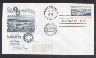 United States 1960 Automatic post office FDC K.601 foto