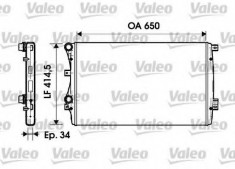 Radiator, racire motor SKODA YETI (5L) (2009 - 2016) VALEO 732872 foto