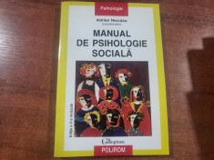 Manual de psihologie sociala de Adrian Neculau foto