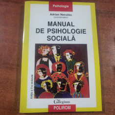 Manual de psihologie sociala de Adrian Neculau