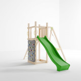 Complex de joaca din lemn prelucrat pentru copii BDR 1S1 PA