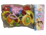 Set Zdranganele Panda Bebe, Jucarii Copii cu Sunete si Fluturas, Non-Toxic, Multicolor, Recomandat 6+ Luni