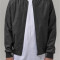 Imitation Leather Raglan Blouson