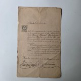 Atestat de Admitere ca Paroh In Resita Montana - Terfaloga David / Terfaloaga David, originar din Iablanita/ Banat, Caras, 1891