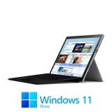 Tableta Microsoft Surface Pro 7+, Quad Core i5-1135G7, 256GB SSD, 2K, Win 11 Home