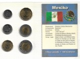 MEXIC - Set Complet Monede - UNC Sigilate