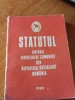 STATUTUL UNIUNII TINERETULUI COMUNIST DIN RSR 1980