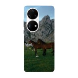 Husa compatibila cu Huawei Nova Y70 model Wild Horses, Silicon, TPU, Viceversa