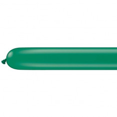 Baloane modelaj Qualatex Emerald Green 5 x 152 cm 100buc foto