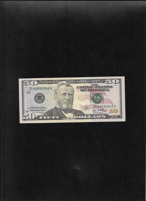 Statele Unite ala Americii SUA USA 50 dollari dollars 2006 seria6889042 aunc