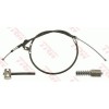 Cablu frana mana Land Rover Freelander 1 (L314), 02.98-10.06, Freelander 1 Soft Top (L314), 02.98-10.06, punte spate, Stanga, pt frana tambur, TRW