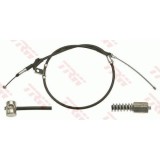 Cablu frana mana Land Rover Freelander 1 (L314), 02.98-10.06, Freelander 1 Soft Top (L314), 02.98-10.06, punte spate, Stanga, pt frana tambur, TRW